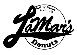 LAMAR'S DONUTS MAKING DONUTS SINCE 1933