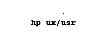 HP UX/USR