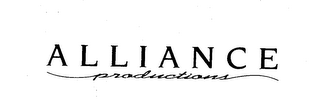 ALLIANCE PRODUCTIONS