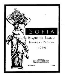 SOFIA BLANC DE BLANC BOURGAS REGION 1990