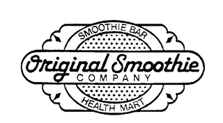 ORIGINAL SMOOTHIE COMPANY SMOOTHIE BAR HEALTH MART