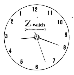 Z-WATCH EARTH ROTATION MOVEMENT