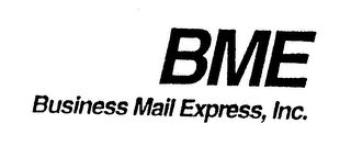 BME BUSINESS MAIL EXPRESS, INC.