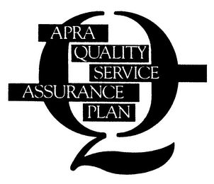 APRA QUALITY SERVICE ASSURANCE PLAN Q