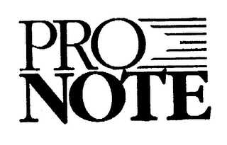 PRO NOTE