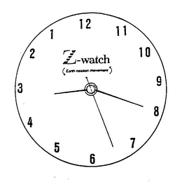 Z-WATCH EARTH ROTATION MOVEMENT