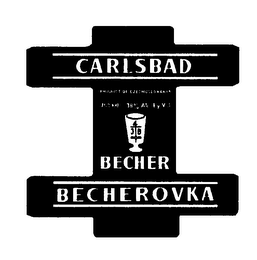 CARLSBAD BECHER BECHEROVKA PRODUCT OF CZECHOSLOVAKIA