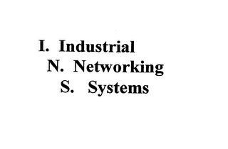 I. INDUSTRIAL N. NETWORKING S. SYSTEMS