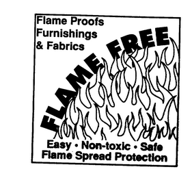 FLAME PROOFS FURNISHING & FABRICS FLAME FREE EASY-NON-TOXIC-SAFE FLAME SPREAD PROTECTION