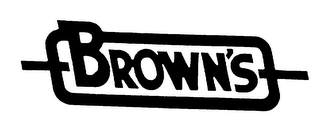 BROWN'S