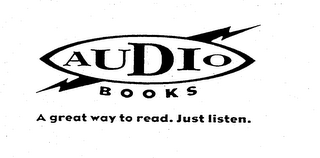 AUDIO BOOKS A GREAT WAY TO READ. JUST LISTEN.