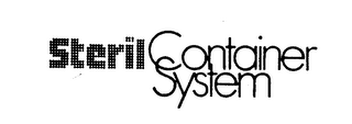 STERIL CONTAINER SYSTEM