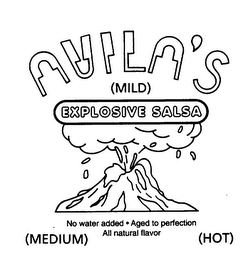 AVILA'S (MILD) EXPLOSIVE SALSA NO WATER ADDED-AGED TO PERFECTION ALL NATURAL FLAVOR (MEDIUM) (HOT)