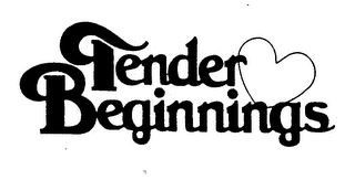 TENDER BEGINNINGS