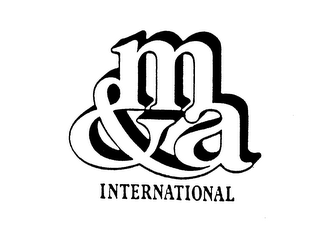 M&A INTERNATIONAL