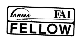 ARMA INTERNATIONAL FAI FELLOW