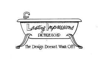 LASTING IMPRESSIONS PICTURE SOAP THE DESIGN DOESN'T WASH OFF!