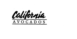 CALIFORNIA AVOCADOS