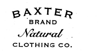 BAXTER BRAND NATURAL CLOTHING CO.