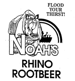 FLOOD YOUR THIRST! NOAH'S RHINO ROOTBEER