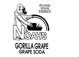 FLOOD YOUR THIRST! NOAH'S GORILLA GRAPEGRAPE SODA