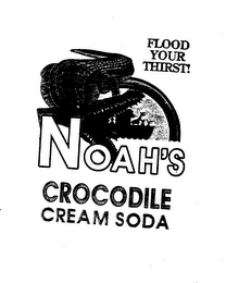 FLOOD YOUR THIRST! NOAH'S CROCODILE CREAM SODA