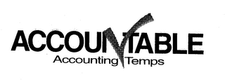 ACCOUNTABLE ACCOUNTING TEMPS