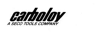 CARBOLOY A SECO TOOLS COMPANY