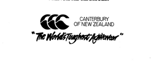 "THE WORLD'S TOUGHEST ACTIVE WEAR" CANTERBURY OF NEW ZEALAND