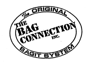 THE ORIGINAL BAGIT SYSTEM THE BAG CONNECTION INC.