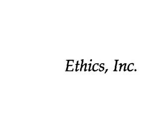 ETHICS, INC.