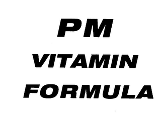 PM VITAMIN FORMULA