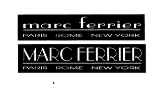MARC FERRIER PARIS ROME NEW YORK