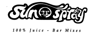 SUN SPRAY 100% JUICE - BAR MIXES