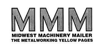 MMM MIDWEST MACHINERY MAILER THE METALWORKING YELLOW PAGES