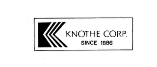 K KNOTHE CORP. SINCE 1886