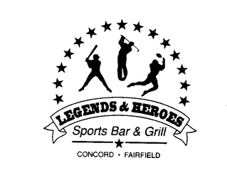 LEGENDS HEROES SPORTS BAR GRILL CONCORD FAIRFIELD