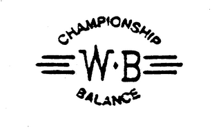 WB CHAMPIONSHIP BALANCE