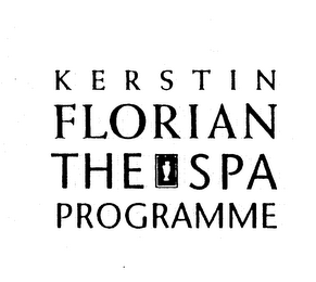 KERSTIN FLORIAN THE SPA PROGRAMME