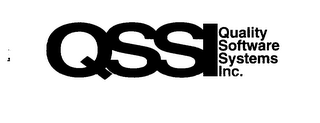 QSSI QUALITY SOFTWARE SYSTEMS INC.