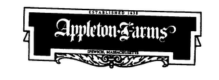 APPLETON FARMS ESTABLISHED 1638 IPSWICH, MASSACHUSETTS