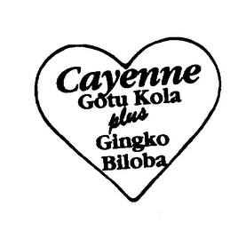 CAYENNE GOTU KOLA PLUS GINGKO BILOBA