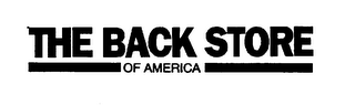 THE BACK STORE OF AMERICA