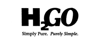 H2 GO SIMPLY PURE. PURELY SIMPLE.