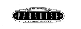 COOKIE MUNCHER'S PARADISE A UNIQUE BAKERY