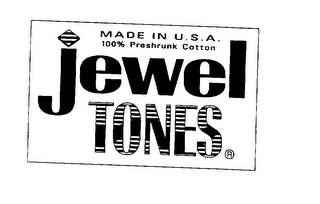 JEWEL TONES MADE IN U.S.A. 100% PRESHRUNK COTTON