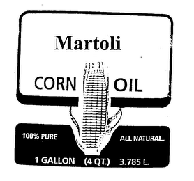 MARTOLI CORN OIL 100% PURE ALL NATURAL