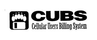 CUBS CELLULAR USERS BILLING SYSTEM