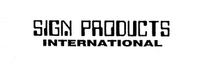 SIGN PRODUCTS INTERNATIONAL