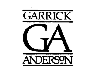 GARRICK ANDERSON GA